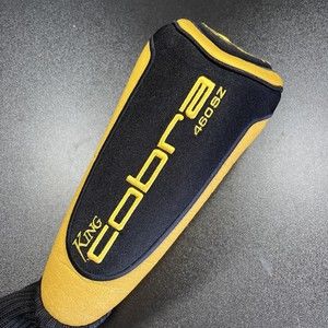 King Cobra 460 SZ Driver Head Cover Black/Gold 1-Wood Headcover Sock